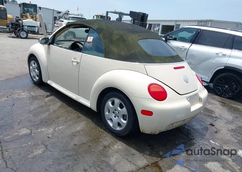 2003 Volkswagen New Beetle Gls из США, поврежденный, VIN 3VWCK21Y53M312675